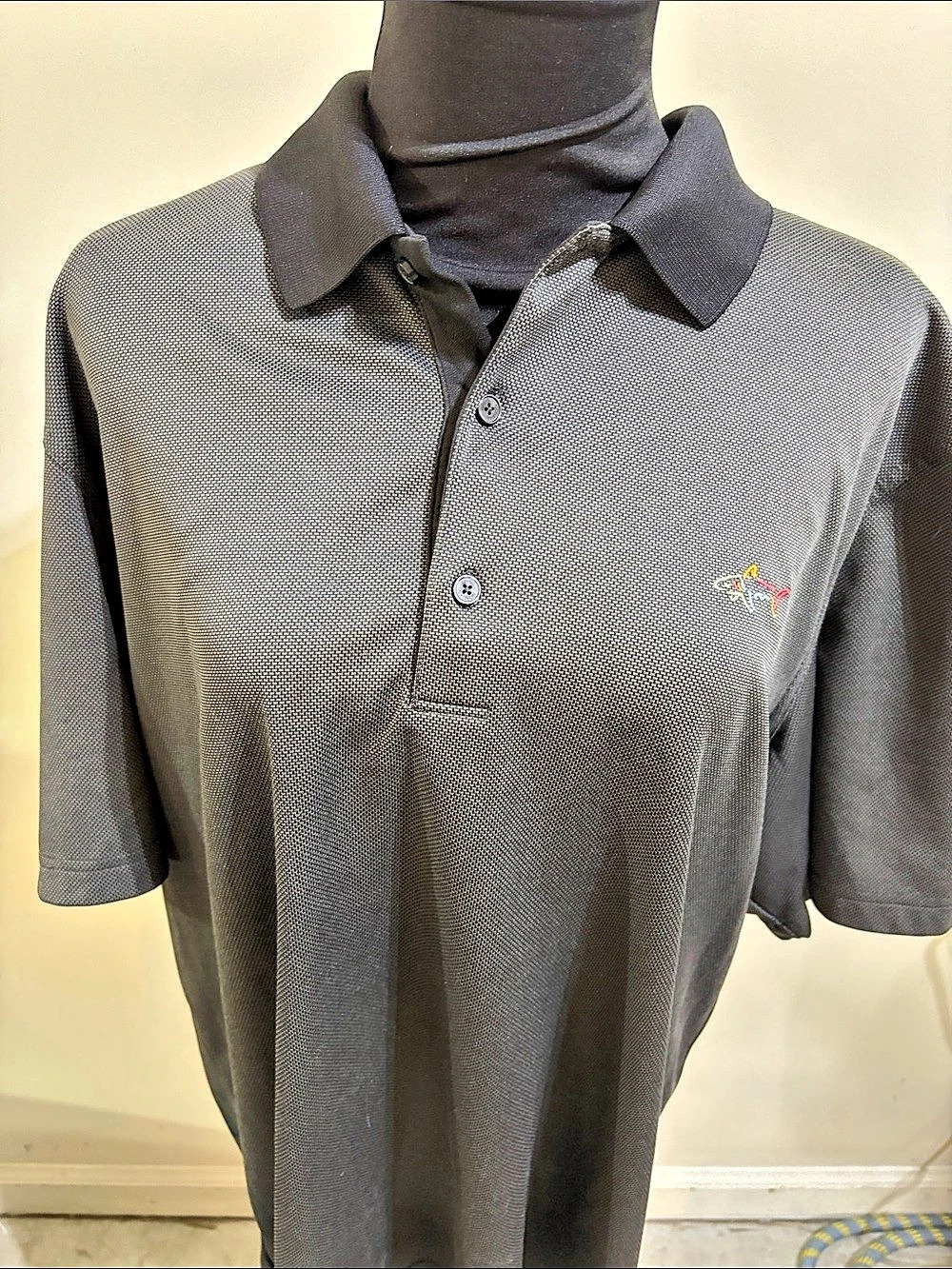 Greg Norman Play Dry Performance Polo Black XL
